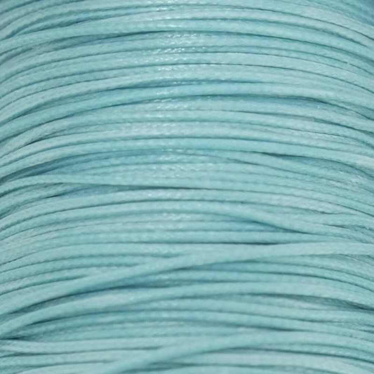 Hilo poliéster encerado 1mm x 1 metros Color Turquoise -  - Crystaldreams Abalorios