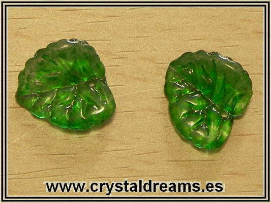 Hojas de cristal checo Mod. VID -  - Crystaldreams Abalorios