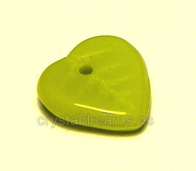 Hojas de cristal checo Opaque Olivine 9mm Agujero: 0,9mm -  - Crystaldreams Abalorios