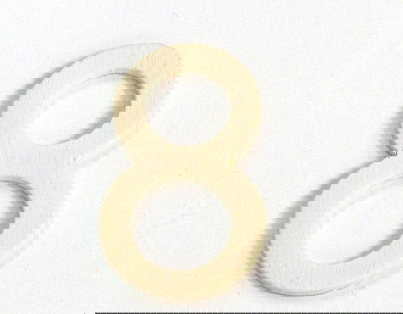 Letra de madera para decoración 5cm - 8 -  - Crystaldreams Abalorios