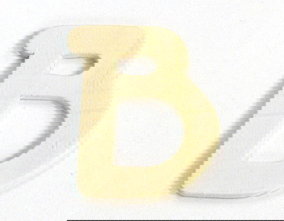 Letra de madera para decoración 5cm - B -  - Crystaldreams Abalorios