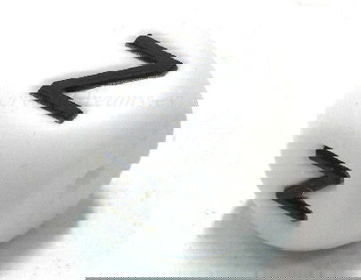 Letra de silicona de 15mm - Agujero: 1,7mm - Letra: Z -  - Crystaldreams Abalorios