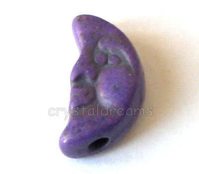 Luna de Turquesa sintetica 17x8x6mm Aguj:2mm - Purple -  - Crystaldreams Abalorios