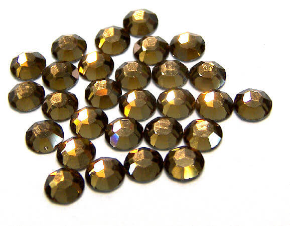 MC CHATON MAXIMA ROSE SS6 - 50 pcs. - Col: SMOKED TOPAZ -  - Crystaldreams Abalorios