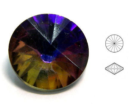 Matubo® Rivoli 14mm - Crystal Volcano -  - Crystaldreams Abalorios