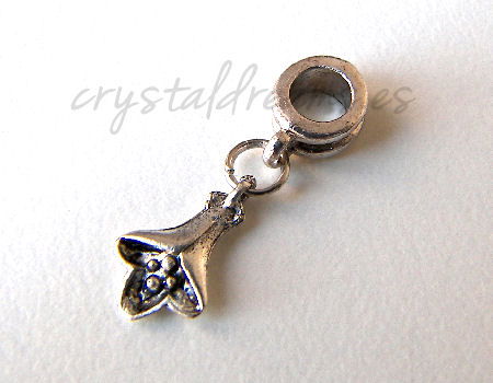 Metal Pendant - Campanula - 25mm - Agujero: 4,5mm -  - Crystaldreams Abalorios