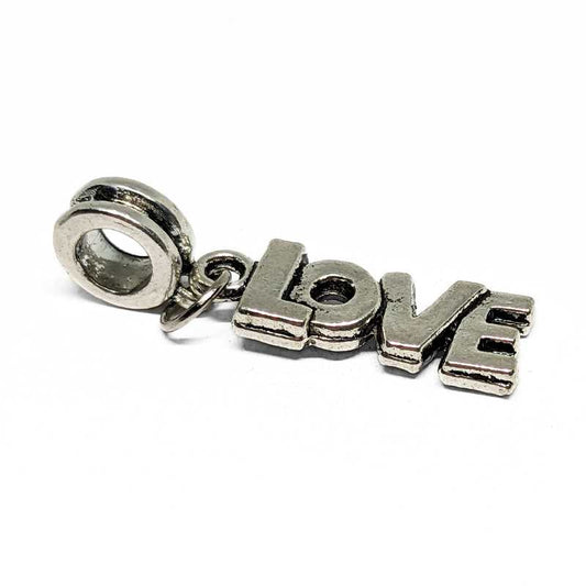 Metal Pendant - Love - 33mm - Agujero: 4mm -  - Crystaldreams Abalorios