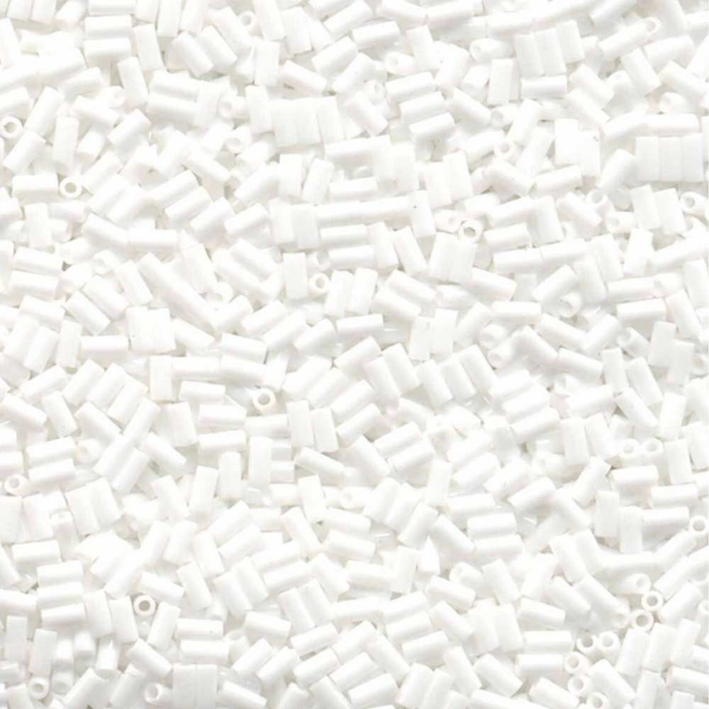 Bugle Miyuki 3mm White – 5 gr. cabbage. 402 (49)