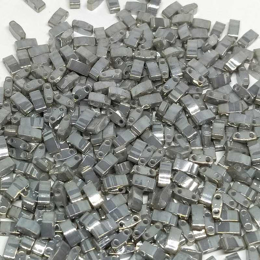 Miyuki Half-Tila - 2,5mm - 2 gr. - Galvanized Grey Luster -  - Crystaldreams Abalorios