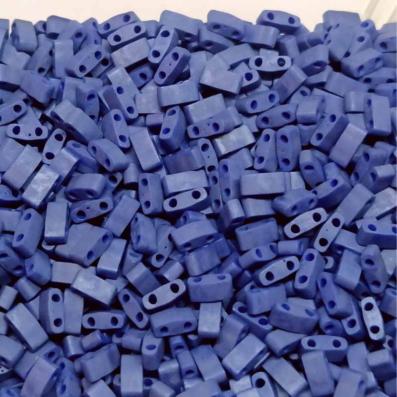 Miyuki Half-Tila - 2,5mm - 2 gr. - Opaque Matte Cobalt Luster -  - Crystaldreams Abalorios