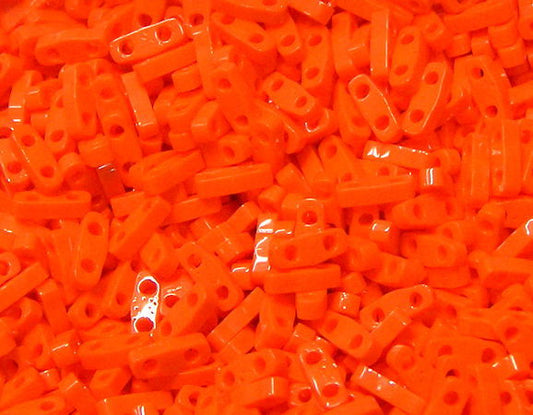 Miyuki Quarter-Tila - 5x1,2x1,9mm - 1 gr. - Opaque Orange -  - Crystaldreams Abalorios