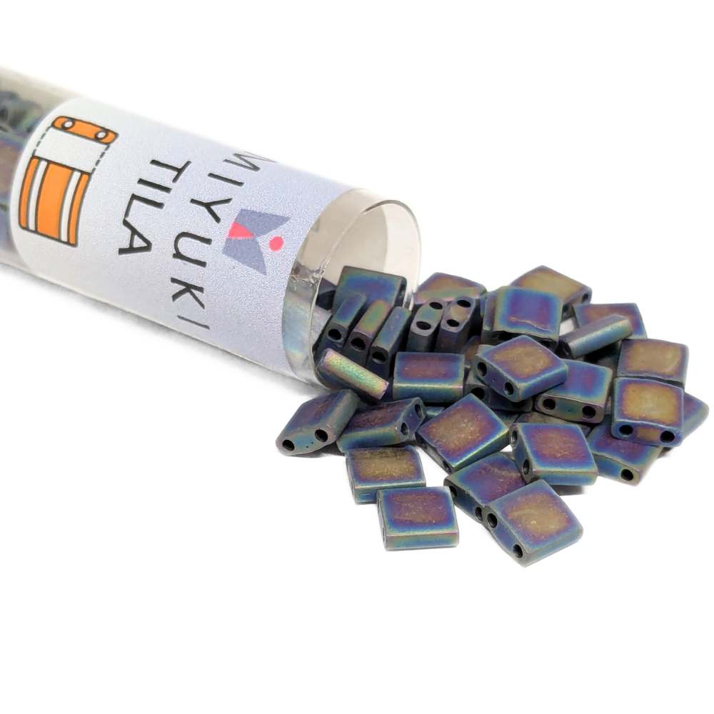 Miyuki Tila 401FR - Matte Black AB - Tubo 7,2gr. -  