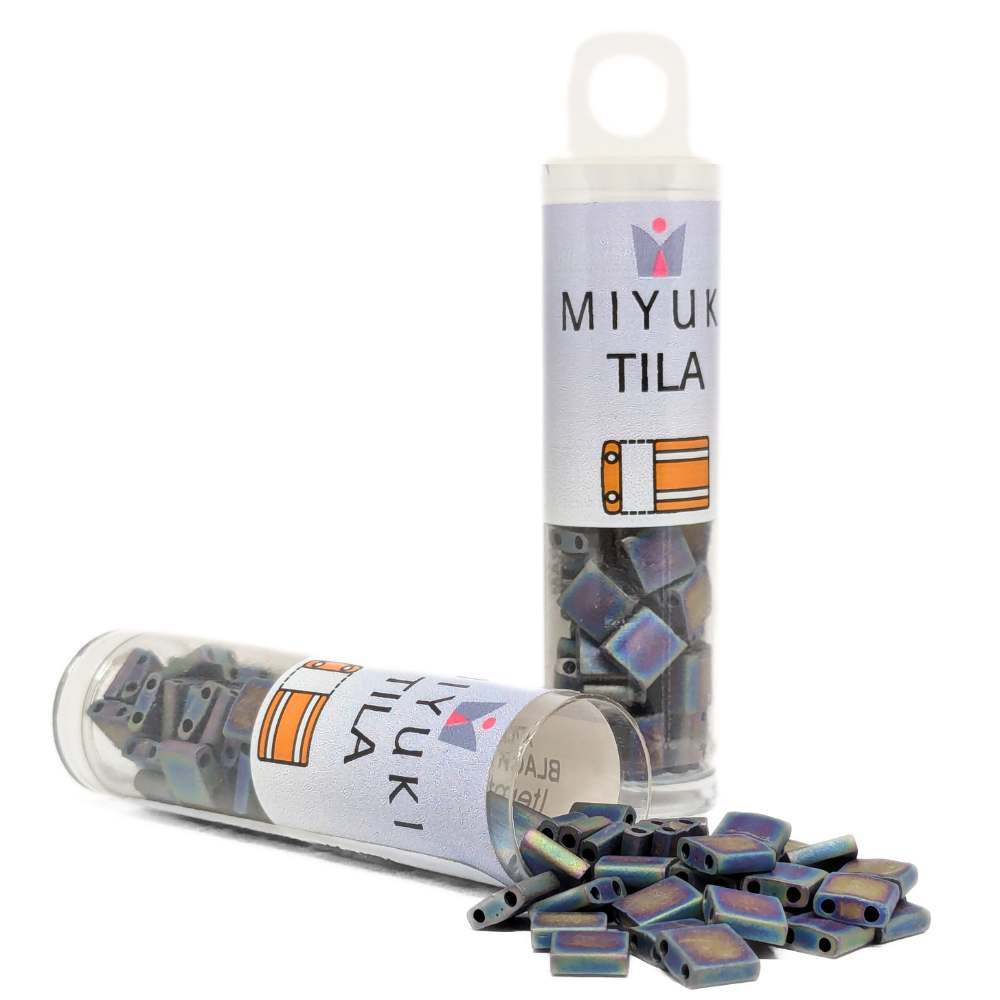 Miyuki Tila 401FR - Matte Black AB - Tubo 7,2gr. -  