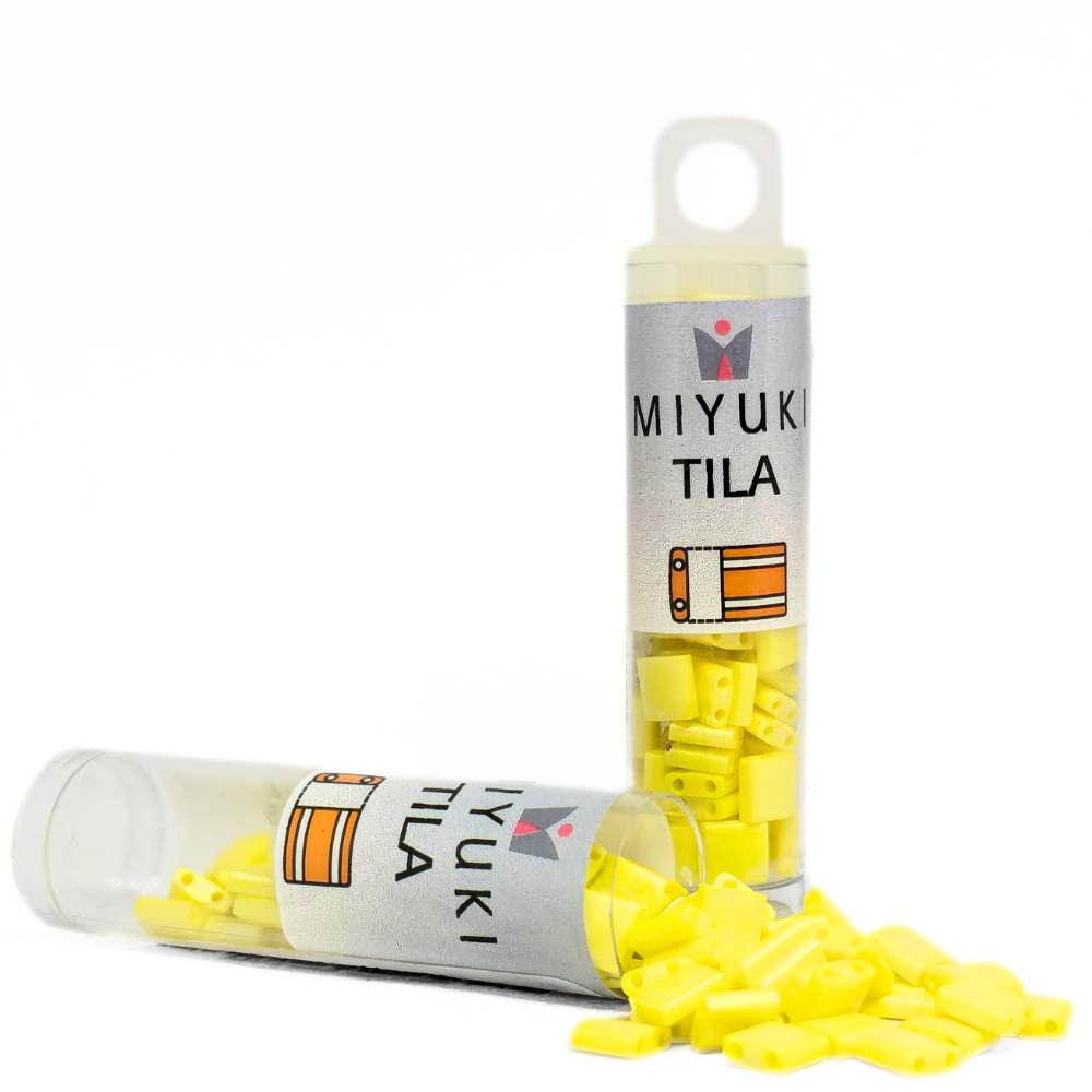 Miyuki Tila 404FR - Matte Opaque Yellow AB - Tubo 7,2gr. -  