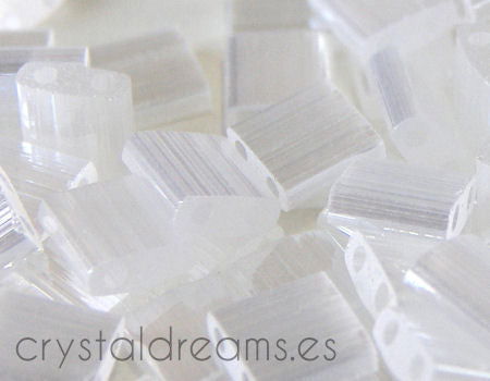 Miyuki Tila 5mm pack de 2 gr. - Crystal Silk Satin -  - Crystaldreams Abalorios