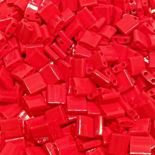 Miyuki Tila 5mm pack de 2 gr. - Opaque Red -  - Crystaldreams Abalorios