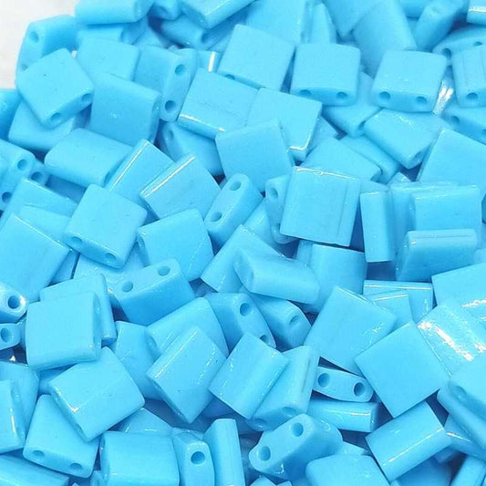 Miyuki Tila 5mm pack de 2 gr. - Opaque Turquoise Blue -  - Crystaldreams Abalorios