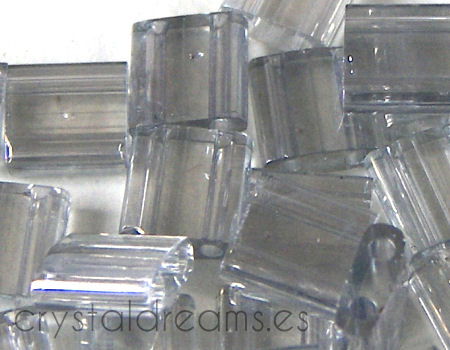 Miyuki Tila 5mm pack de 2 gr. - Transparent Silver/Gray Luster -  - Crystaldreams Abalorios