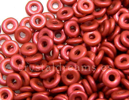 O-Beads - paquete de 1gr. - Color: Lava Red -  - Crystaldreams Abalorios