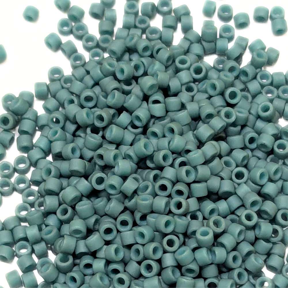 11/0 MIYUKI delica DB2407 Eucalyptus mat opaque-1gr. 