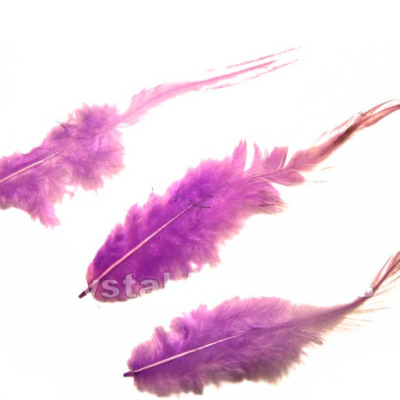 Paquete de 100 plumas Violet -  - Crystaldreams Abalorios