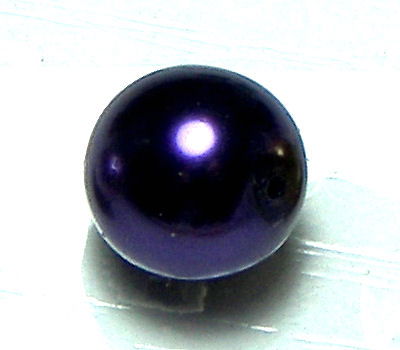 Perlas de Vidrio  10mm - Dark Purple -  - Crystaldreams Abalorios