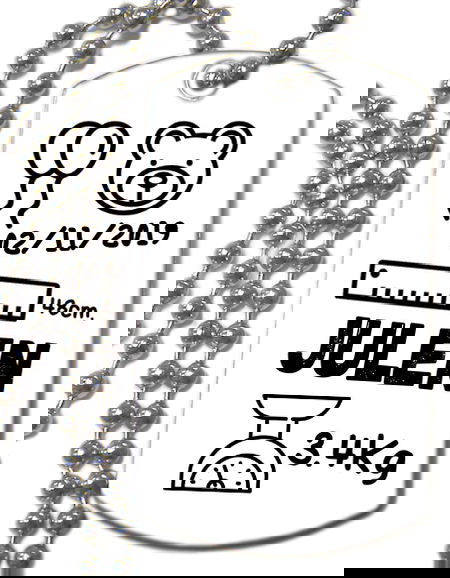 Personaliza tu collar acero inoxidable 43x24mm Nacimiento M1 -  - Crystaldreams Abalorios