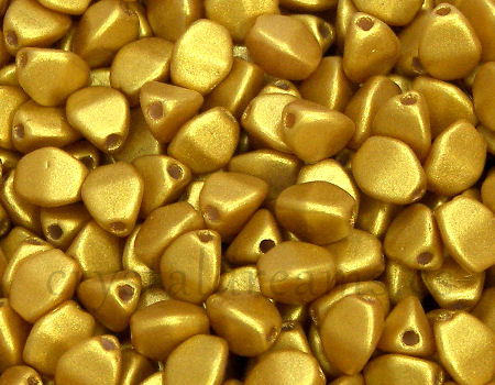 Pinch Beads 5mm - 25 Piezas - Color: Gold Shine Yellow -  - Crystaldreams Abalorios