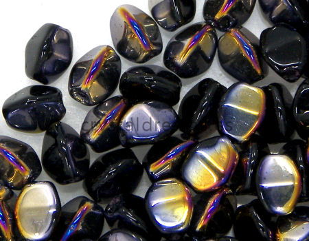 Pinch Beads 5mm - 25 Piezas - Color: Jet Sliperit -  - Crystaldreams Abalorios