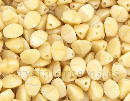 Pinch Beads 5mm - 25 Piezas - Color: Opaque Beige -  - Crystaldreams Abalorios