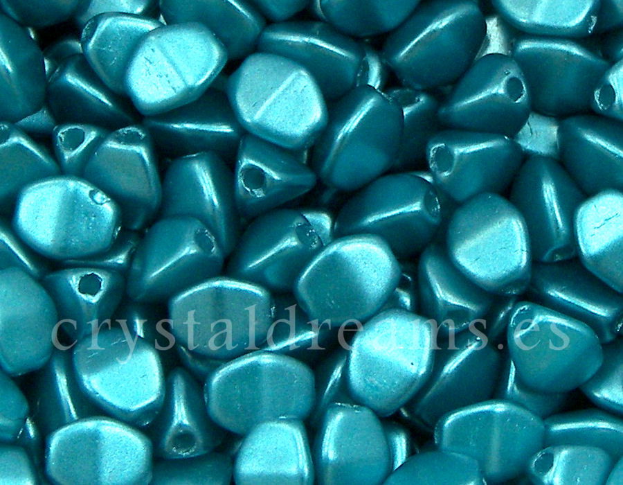 Pinch Beads 5mm - 25 Piezas - Color: Pastel Emerald -  - Crystaldreams Abalorios