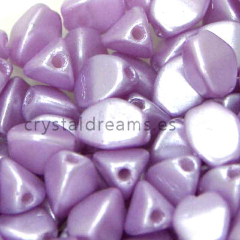 Pinch Beads 5mm - 25 Piezas - Color: Pastel Lila Light -  - Crystaldreams Abalorios