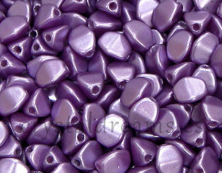 Pinch Beads 5mm - 25 Piezas - Color: Pastel Lilac -  - Crystaldreams Abalorios