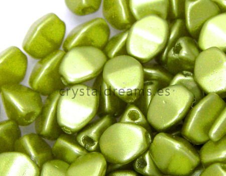 Pinch Beads 5mm - 25 Piezas - Color: Pastel Olivine -  - Crystaldreams Abalorios