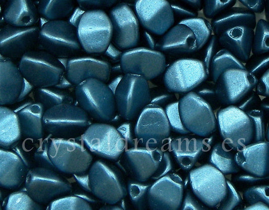 Pinch Beads 5mm - 25 Piezas - Color: Pastel Petrol -  - Crystaldreams Abalorios