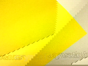Plancha de fieltro - 1mm espesor - 21x30cm - Yellow -  - Crystaldreams Abalorios