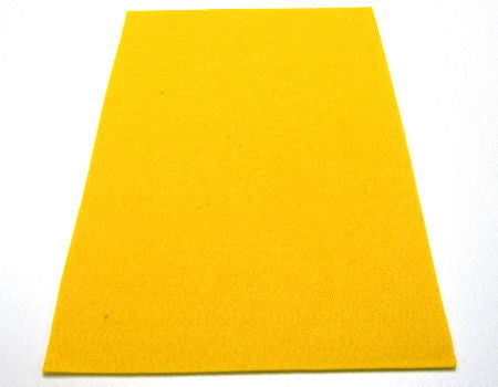 Plancha de fieltro - 3mm espesor - 45x30cm - Mustard -  - Crystaldreams Abalorios