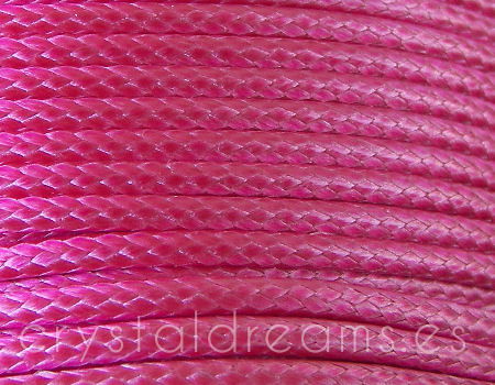 Poliester Encerado 1mm - FUCHSIA -  - Crystaldreams Abalorios