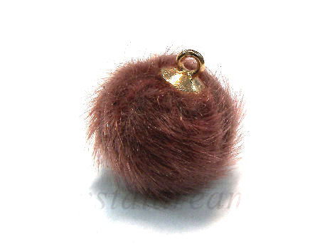 Pom Pom de 15mm - Agujero 1,5mm - Golden/Brown -  - Crystaldreams Abalorios