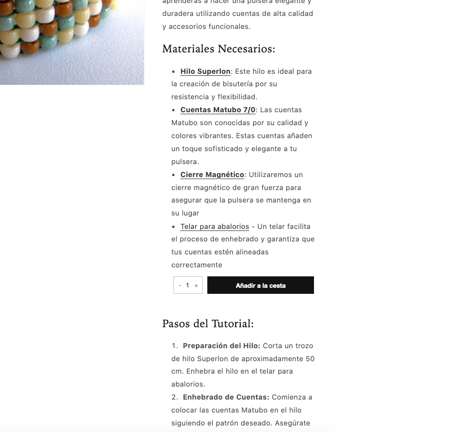 Producto de prueba -  - Crystaldreams Abalorios