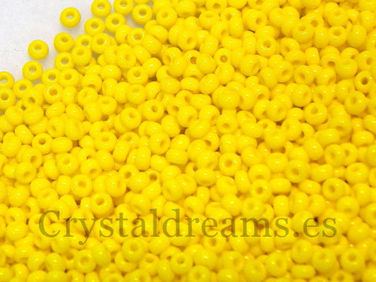 Rocalla Preciosa® 9/0 - Opaque Yellow - 10 gr. -  - Crystaldreams Abalorios