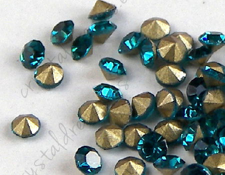 SS08 Strass Rhinestone - color Blue Zircon -  - Crystaldreams Abalorios