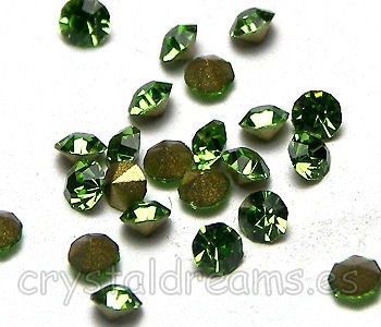 SS08 Strass Rhinestone - color Peridot -  - Crystaldreams Abalorios