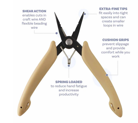 Pince à bijoux multifonction 4-en-1 All-in-One™ de Beadsmith Beader