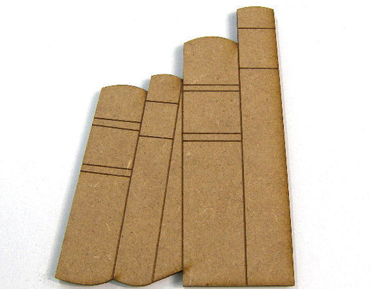 Silueta de DM para decoración 18x12cm Books -  - Crystaldreams Abalorios