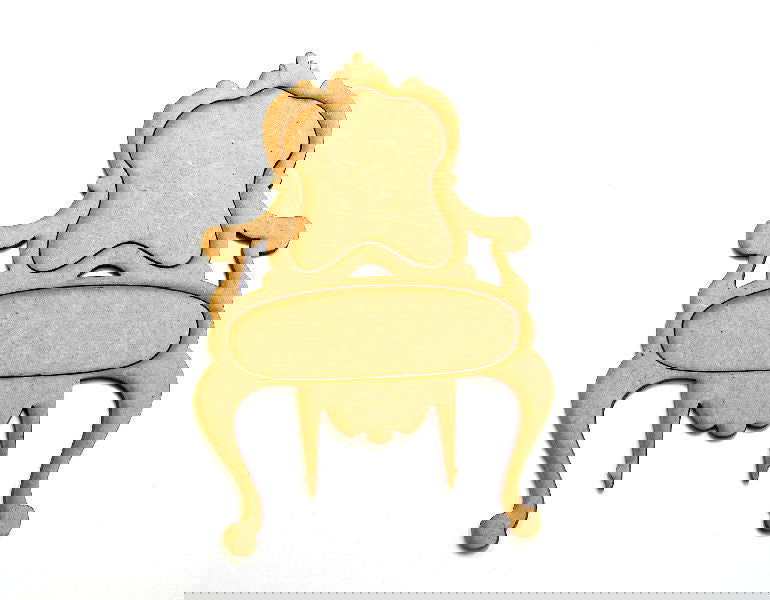 Silueta de DM para decoración 20x13cm Sillón -  - Crystaldreams Abalorios