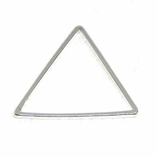 Soporte Brick Stitch Miyuki Triangle 21x23mm Silver Espesor: 1mm -  - Crystaldreams Abalorios