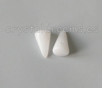 Spike 5x8mm Agujero 0,8mm Chalk Wite -  - Crystaldreams Abalorios