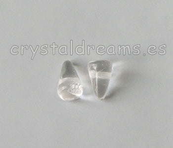 Spike 5x8mm Agujero 0,8mm Crystal -  - Crystaldreams Abalorios