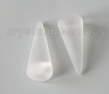 Spike 7x17mm Agujero 1mm Crystal Mate -  - Crystaldreams Abalorios